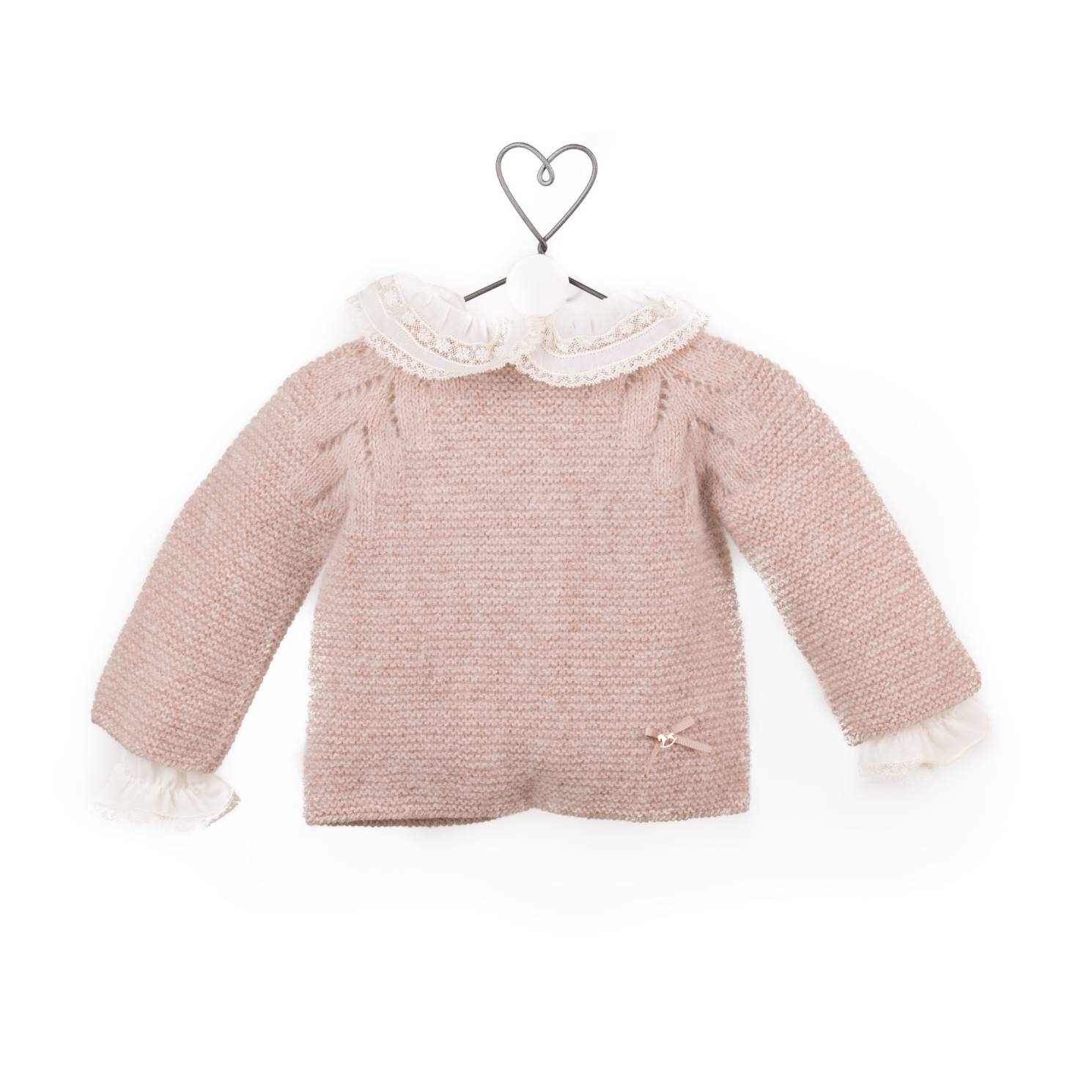 jersey canastilla espigas cashmere piedra rosado