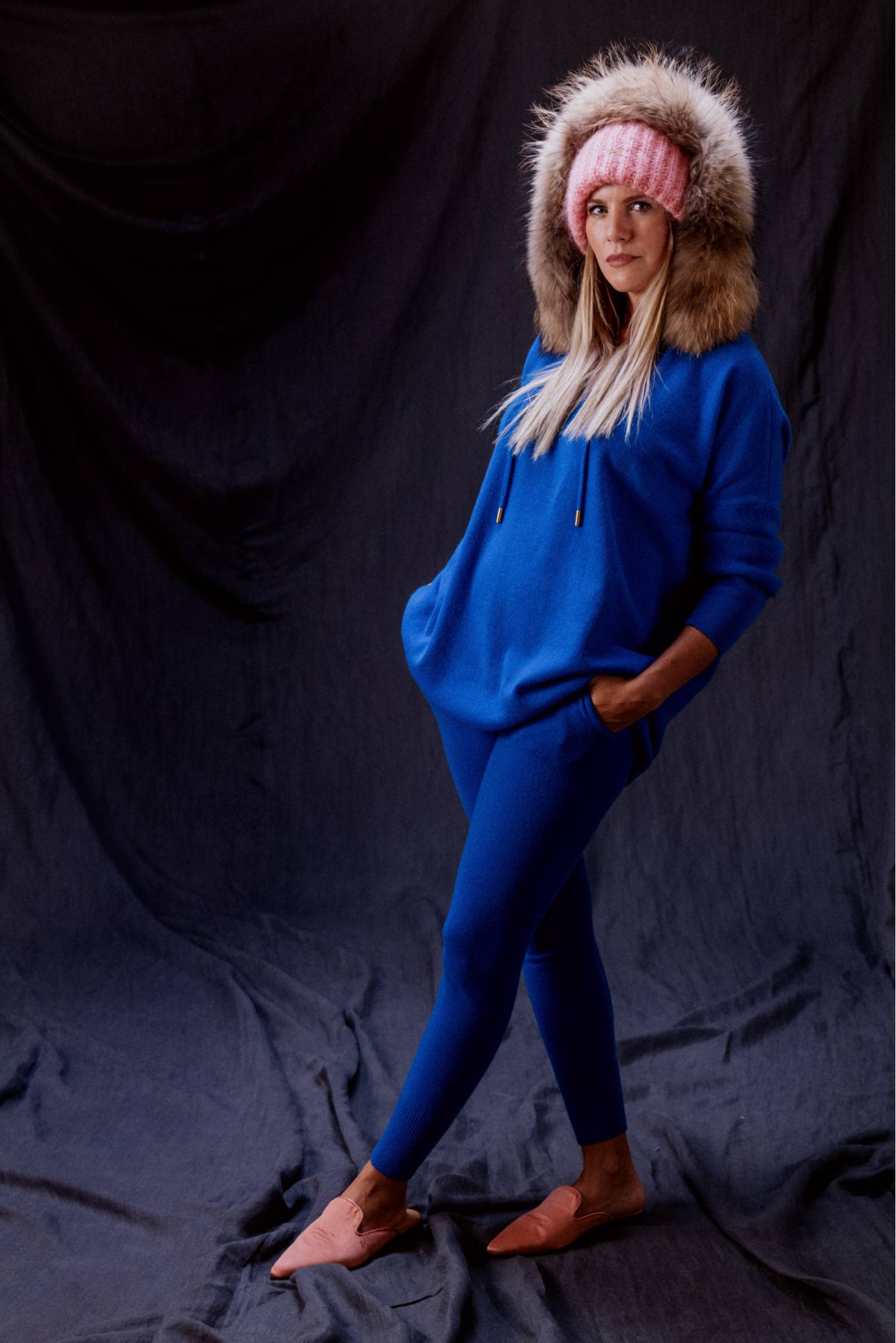 jersey oversize cashmere azul vitamina