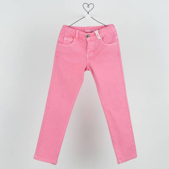 denim largo fucsia
