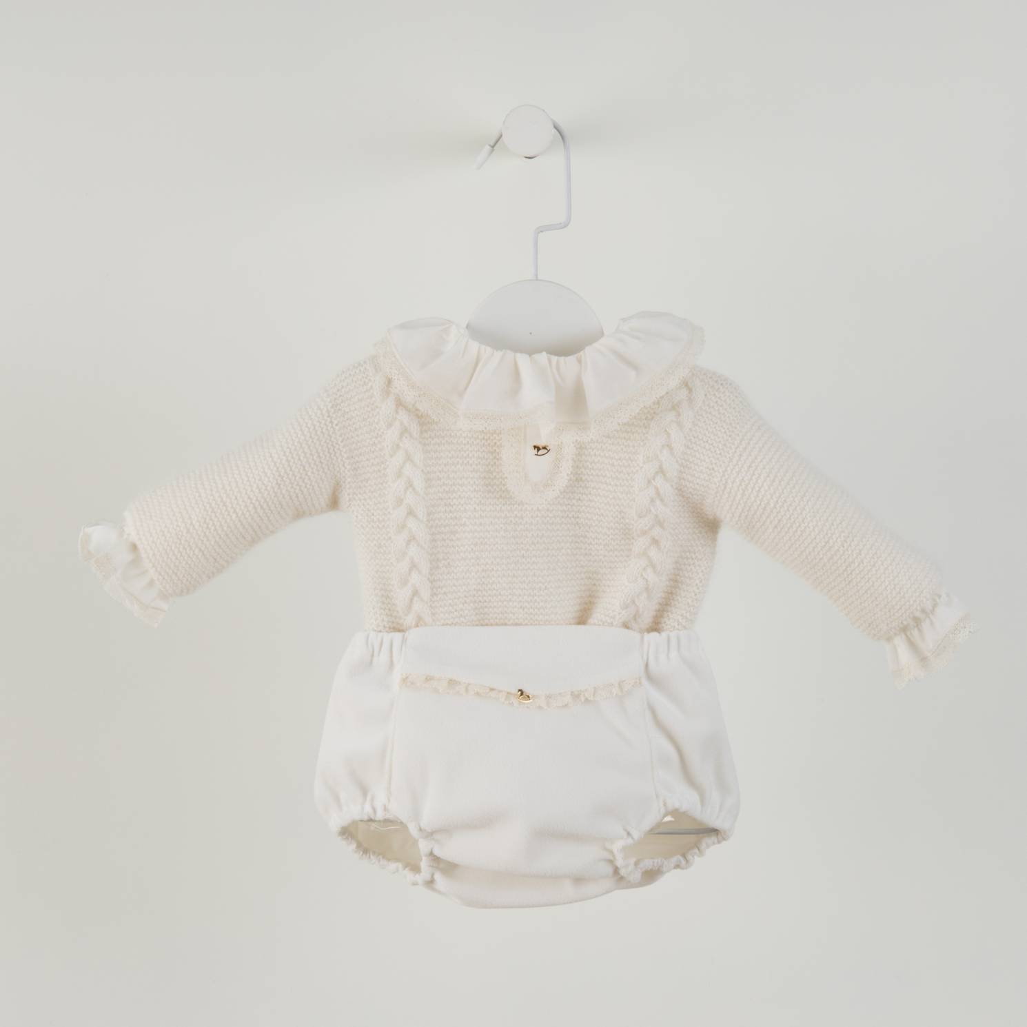 jersey canastilla trenzas cashmere beig