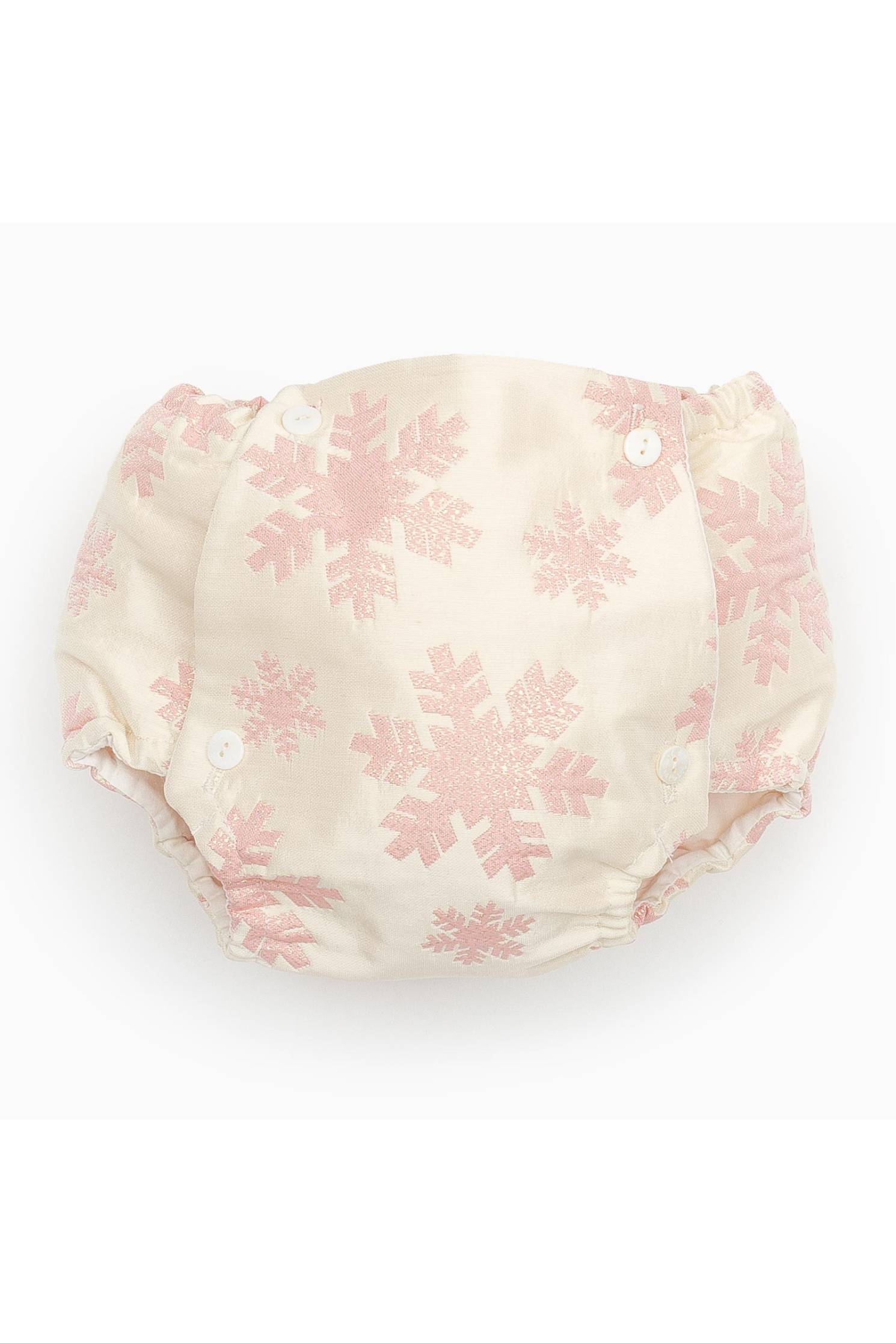 culotte copo de nieve rosa
