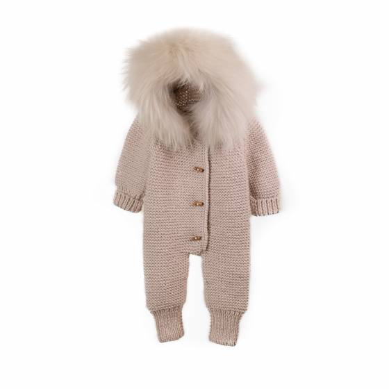 buzo merino plus piedra pelo natural hielo