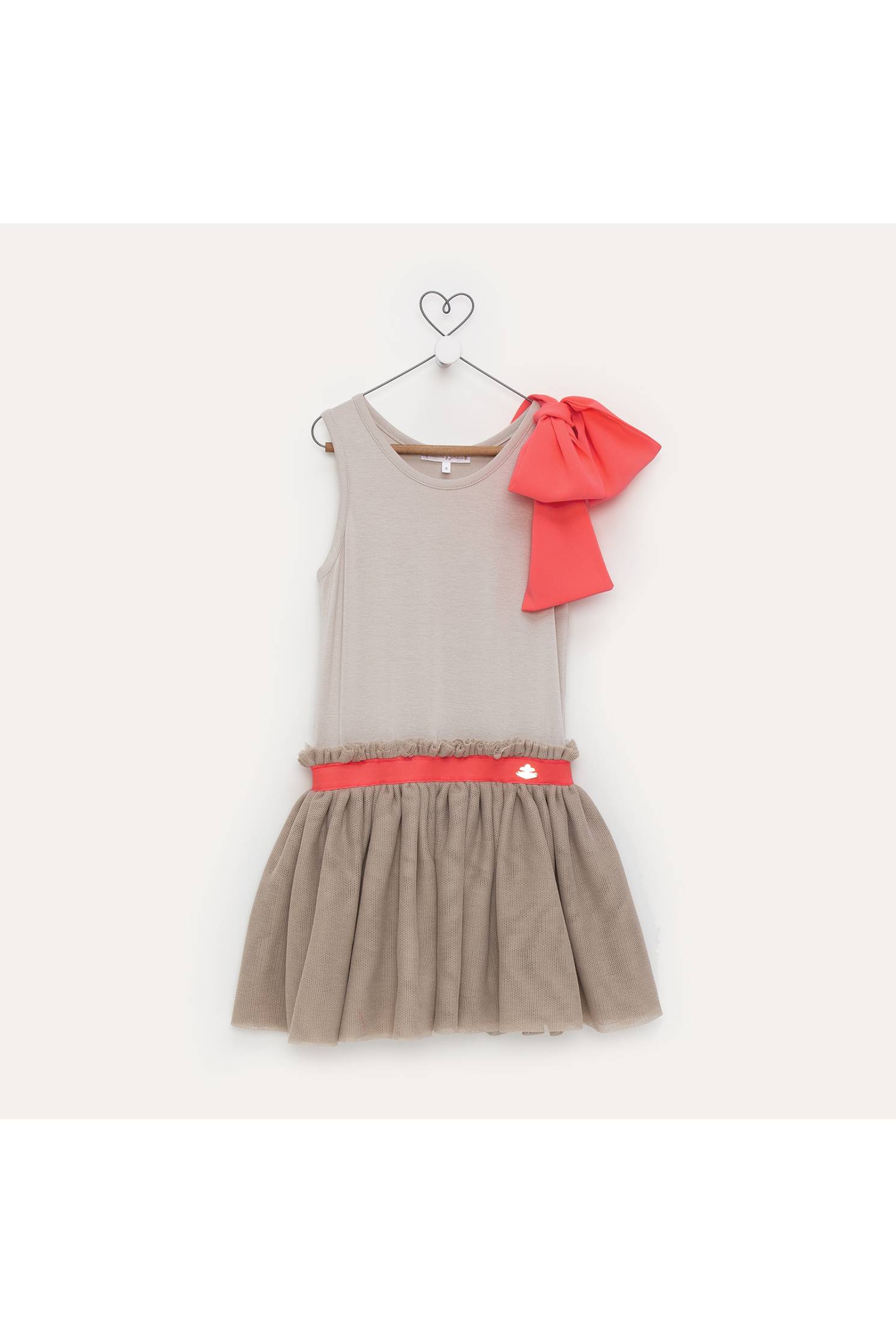 vestido vison lazada fluor coral