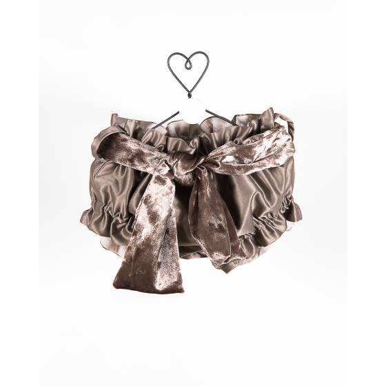 culotte velvet lazada vison