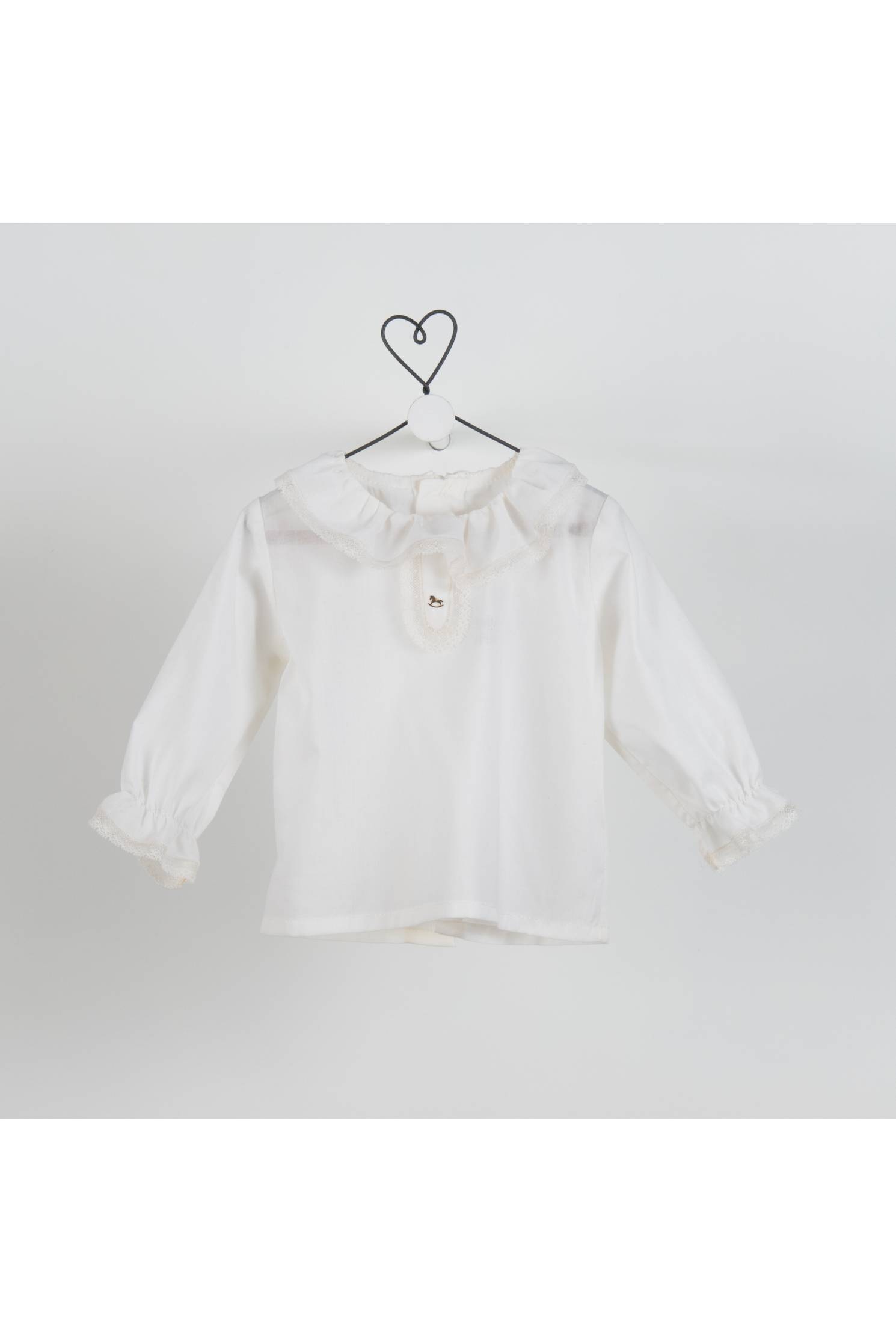 camisa lagrima beige
