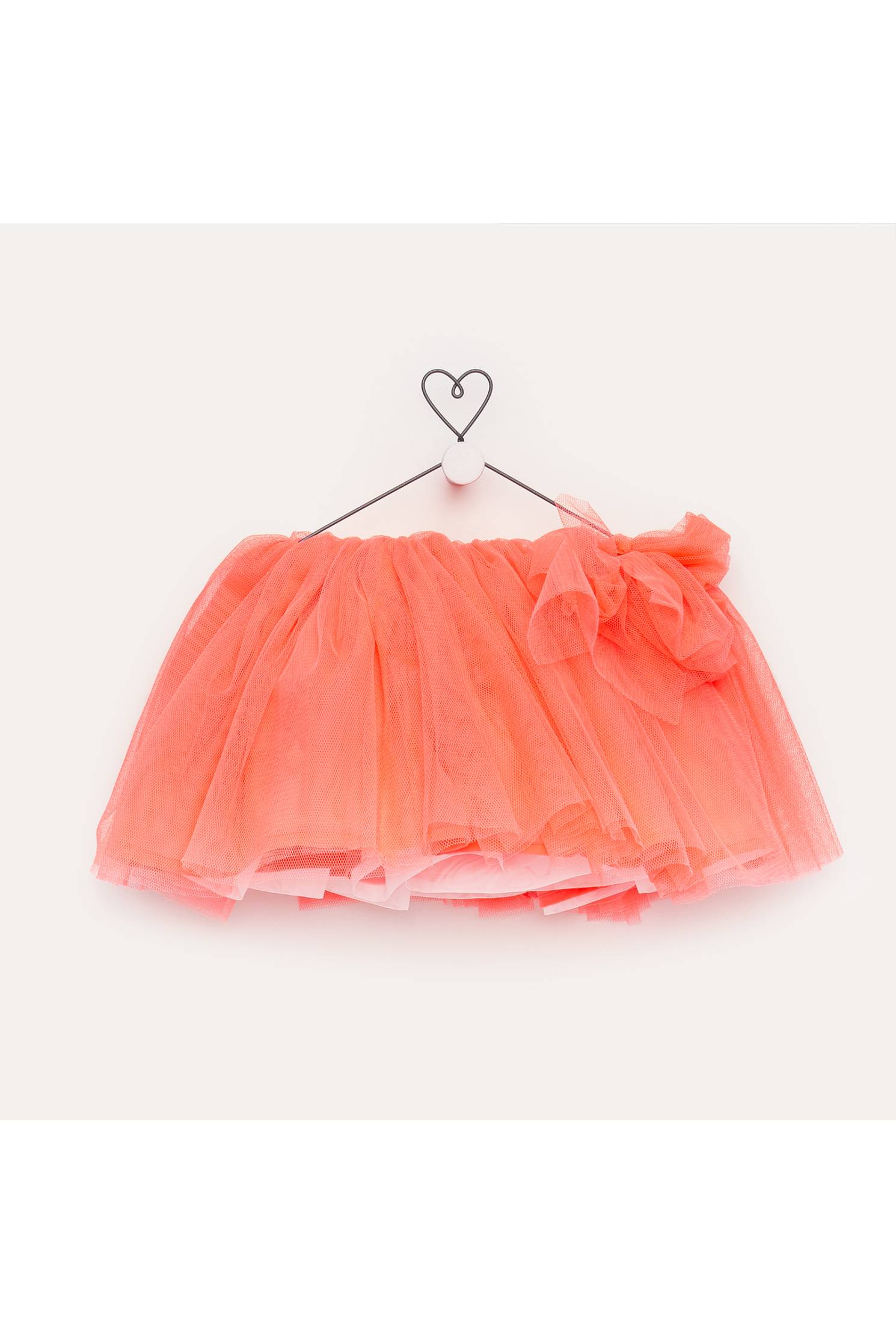 falda tul coral