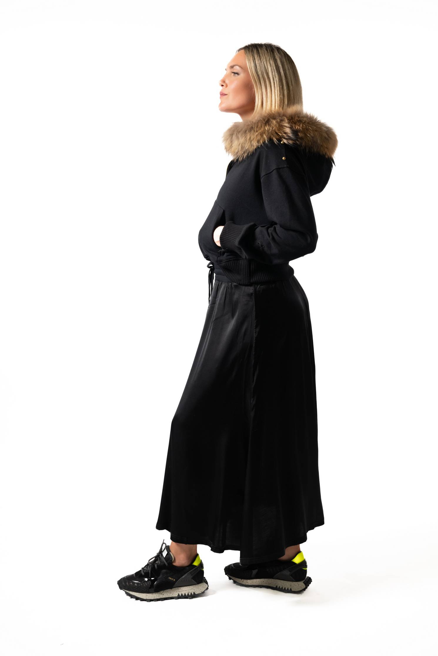 falda jogging black