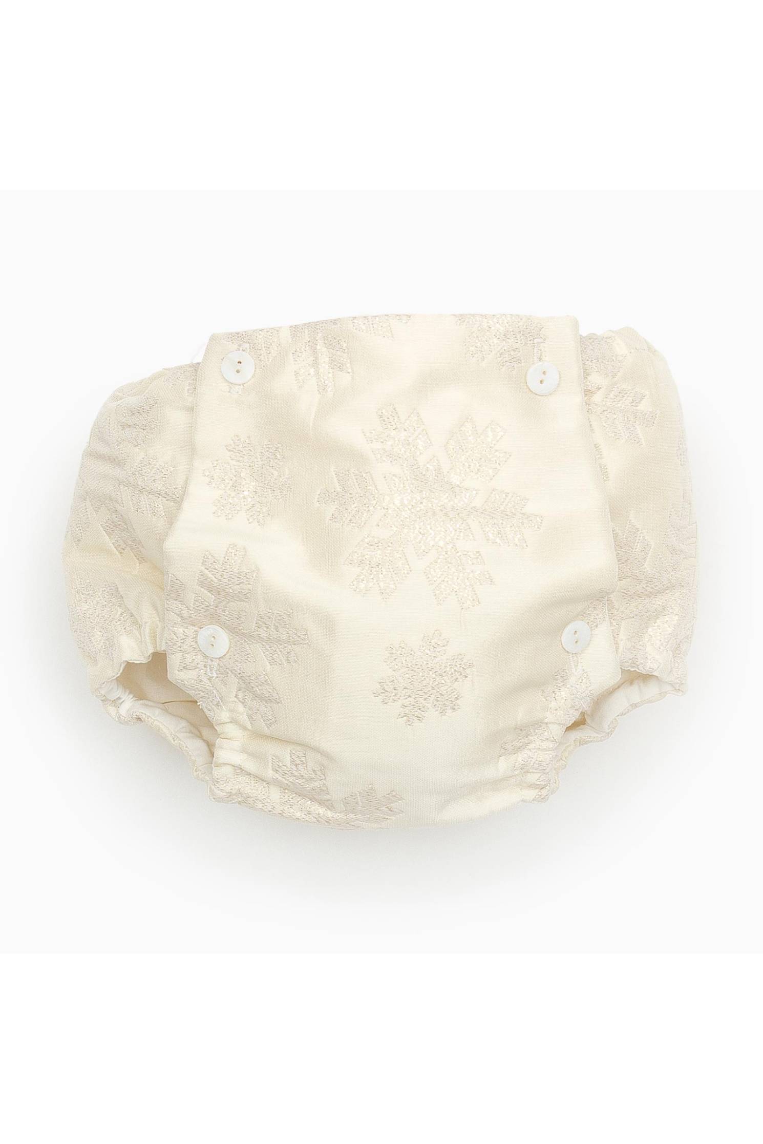 culotte copo de nieve oro