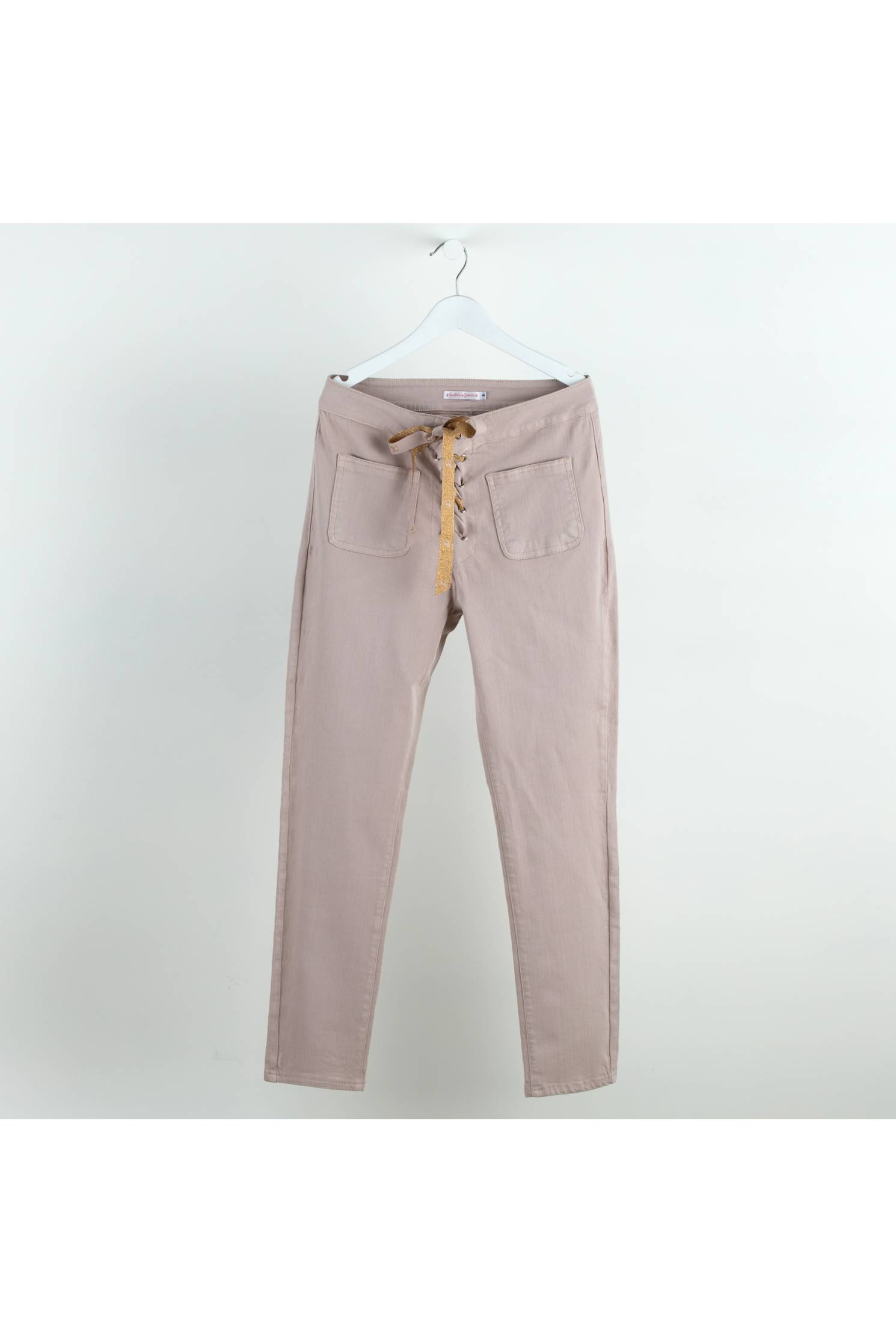 denim zigzag nude mujer