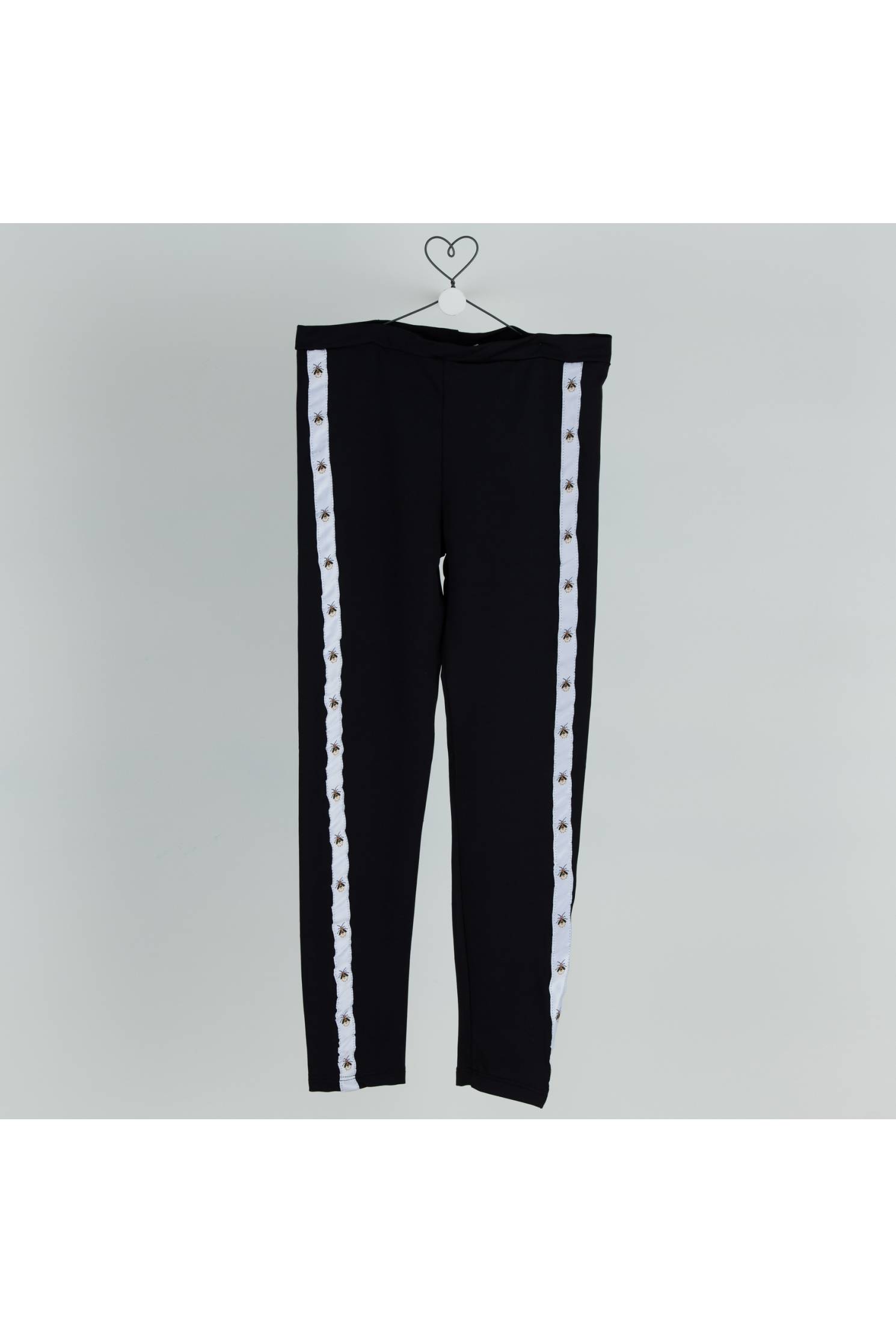 legging negro banda mosca nia
