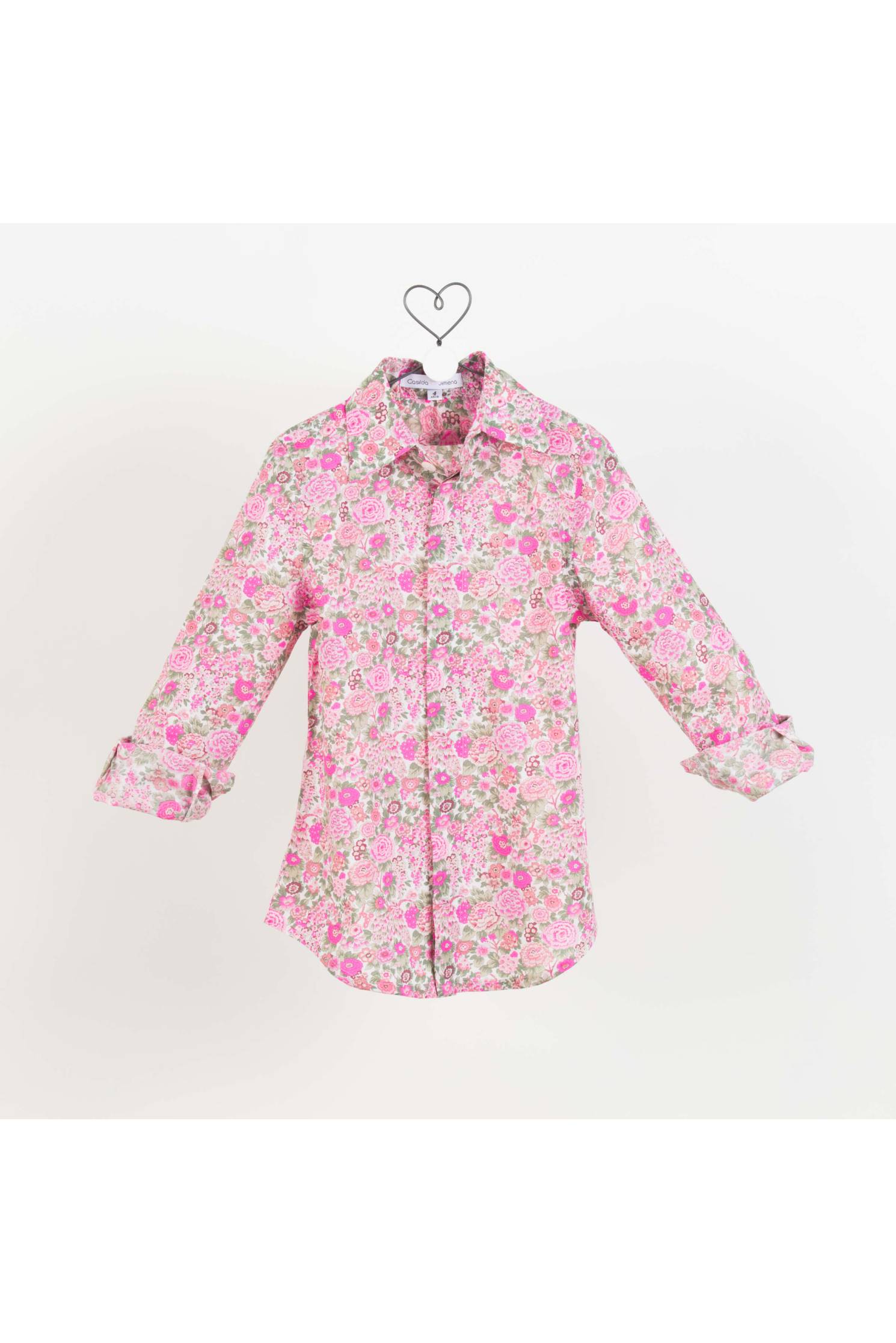camisa liberty fluor fucsia by casilda