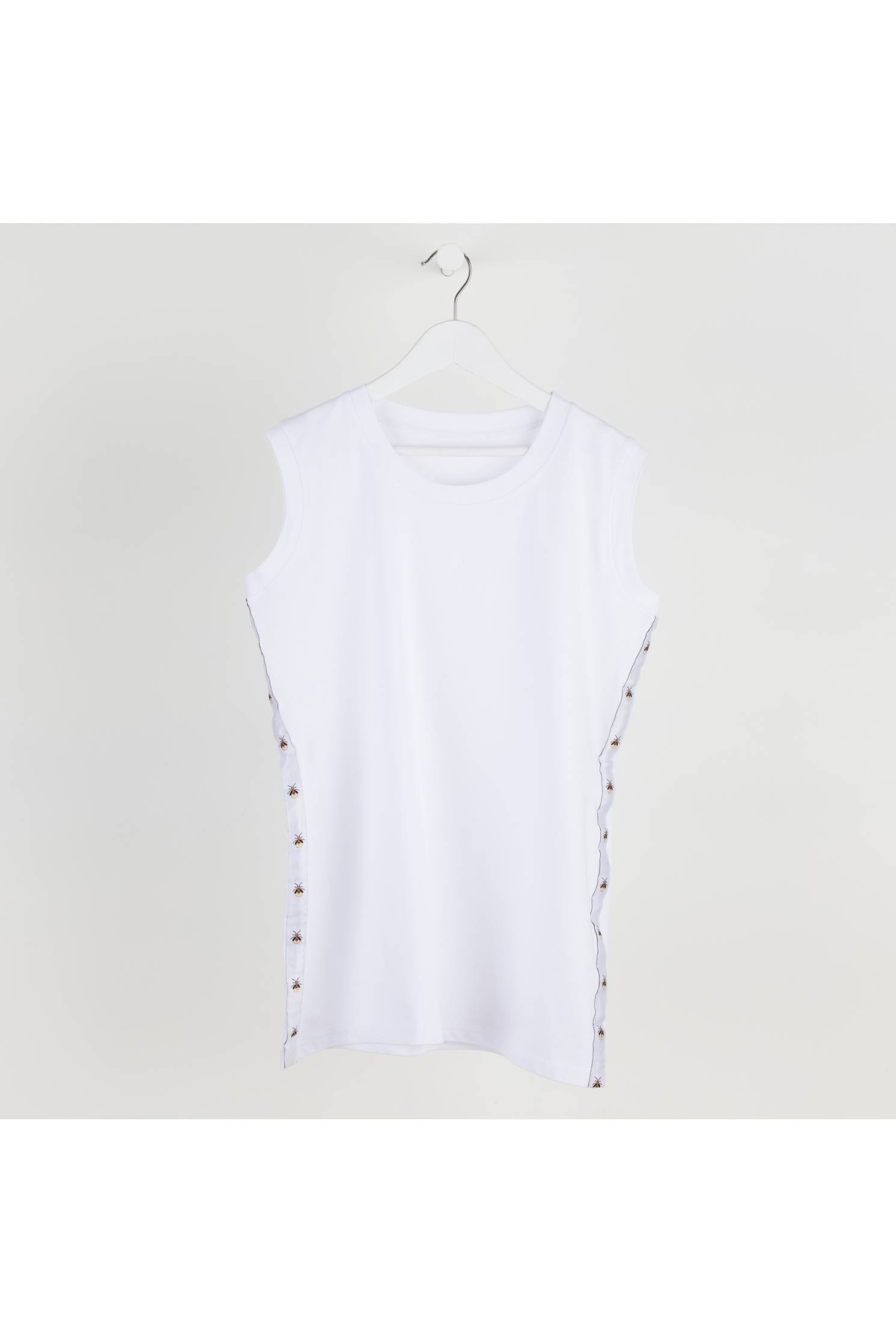 camiseta banda moscas blanca