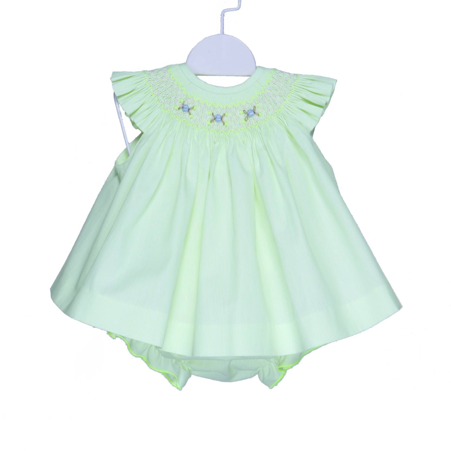 conjunto jesusito mil rayas fluor amarillo