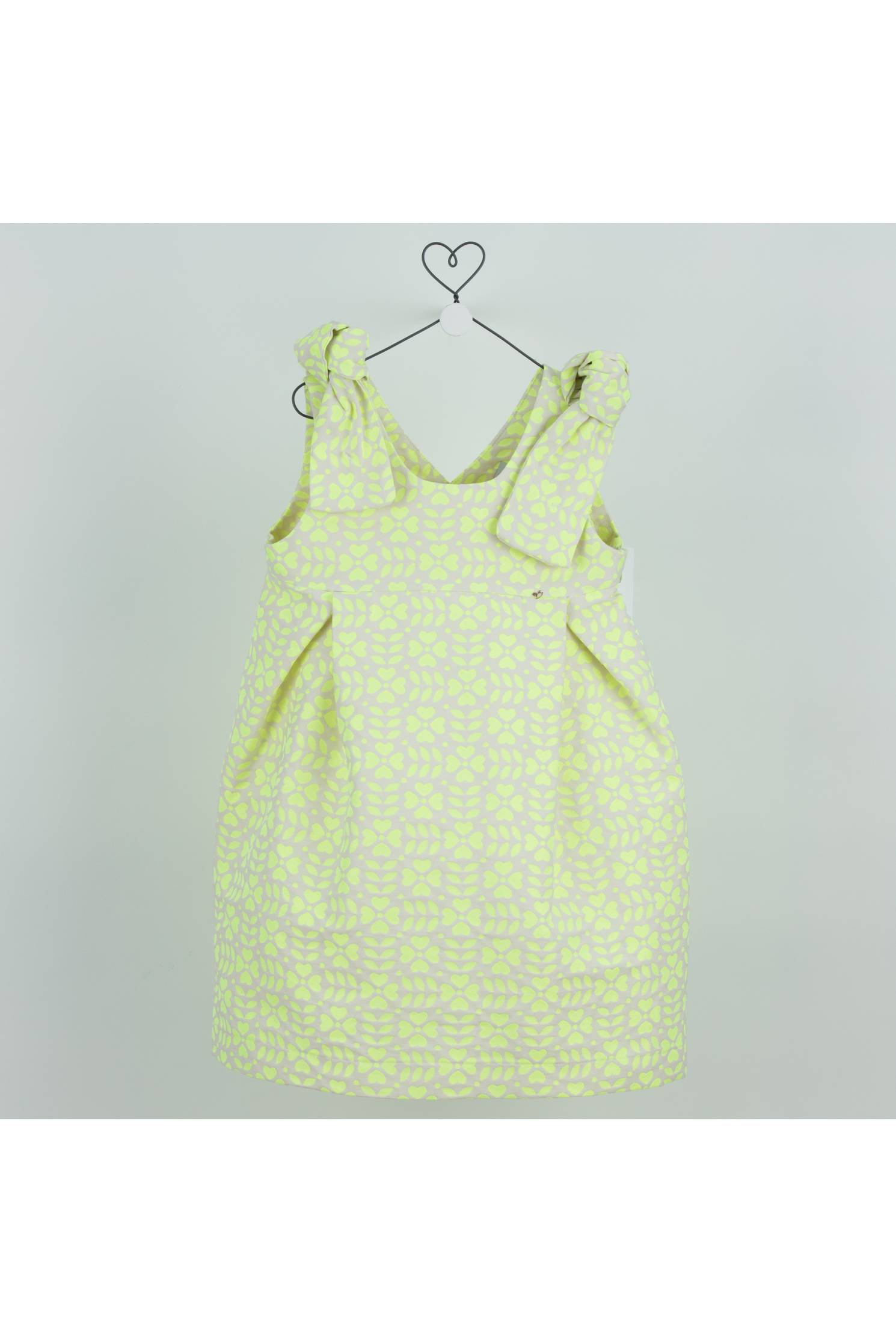 vestido fluor amarillo
