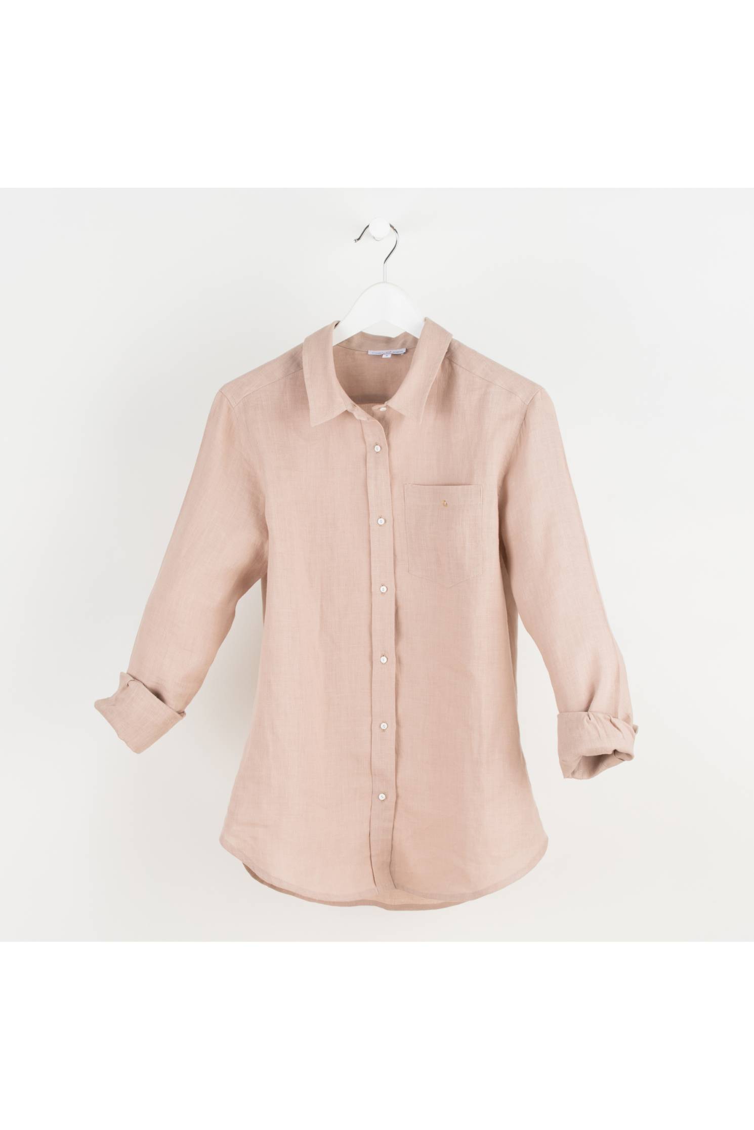camisa sastre mujer lino natural