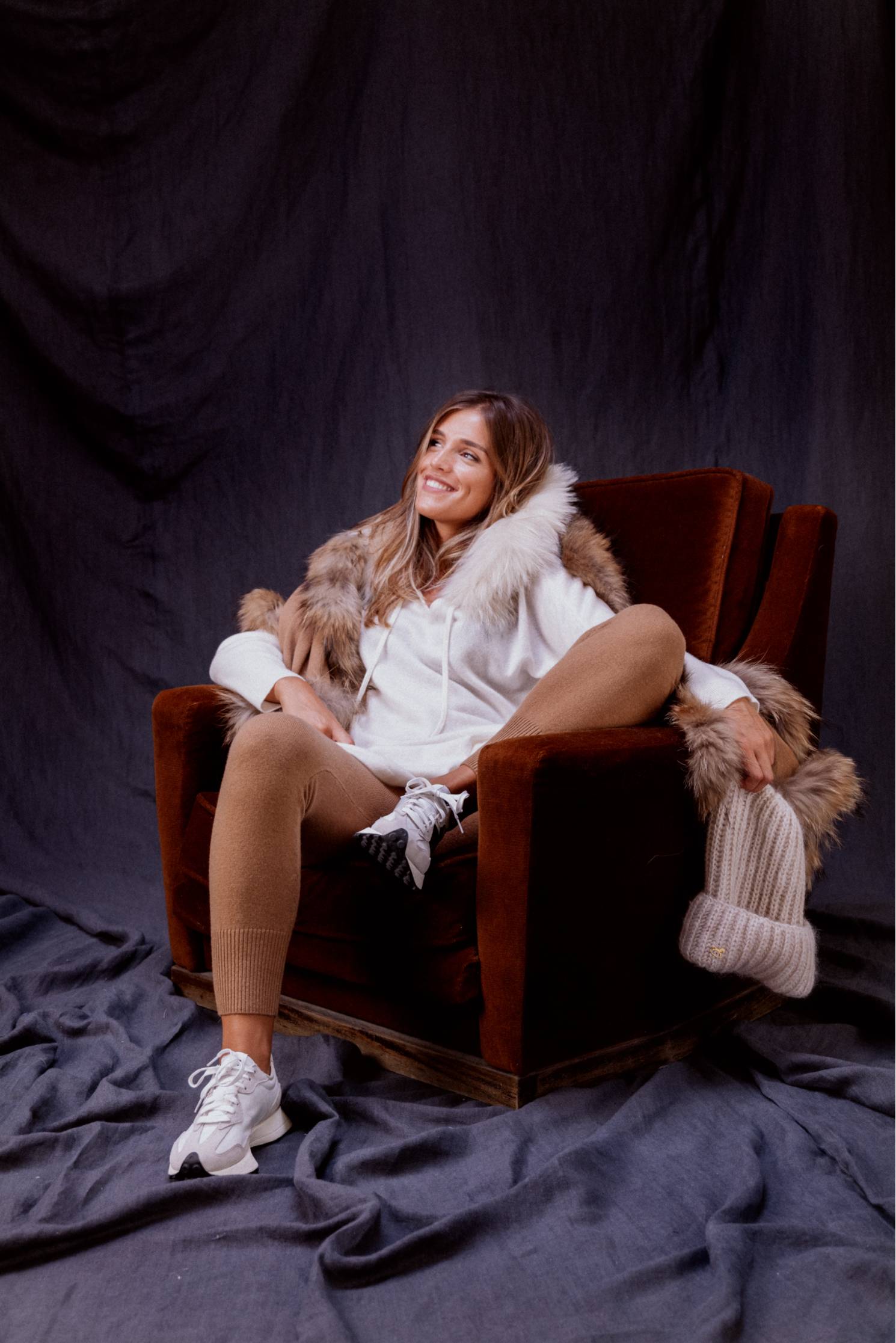 jersey oversize cashmere beige