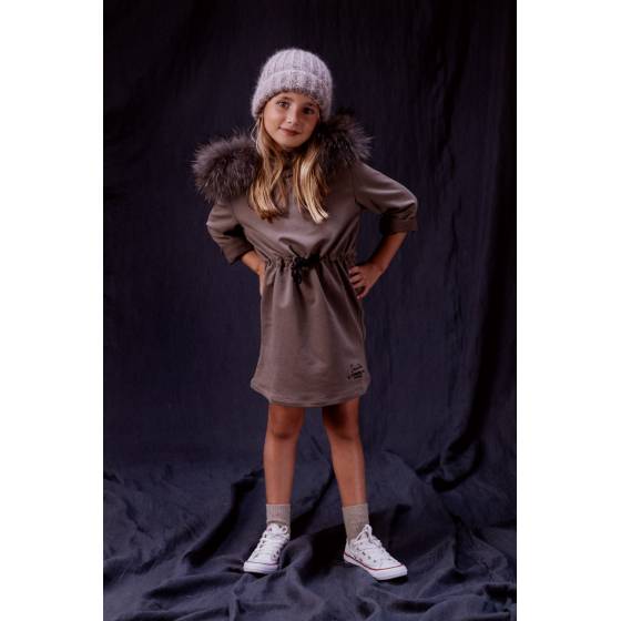 gorro mohair nude nio