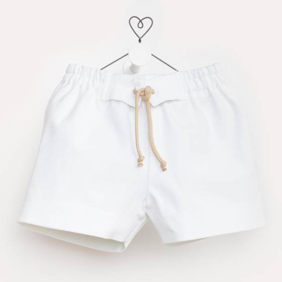 short nio loneta blanco