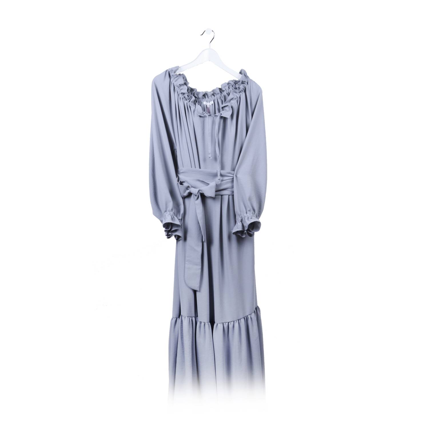 vestido ibiza gris