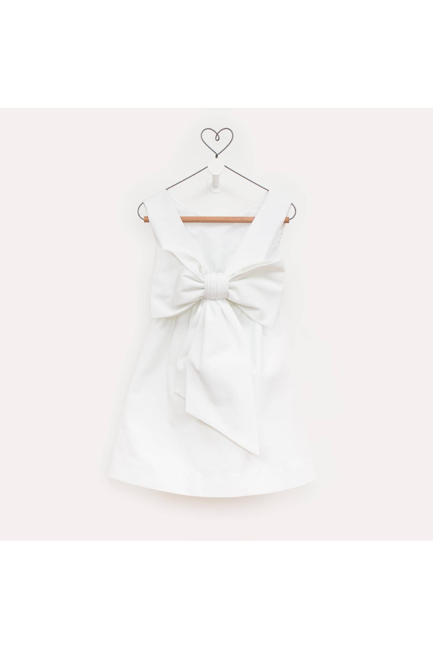 vestido maxilazo denim blanco